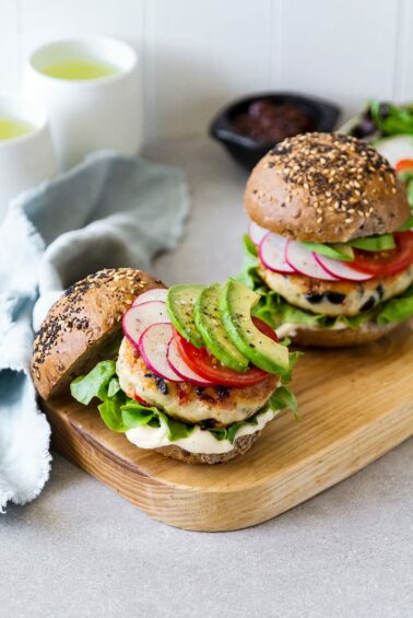 Italian Chicken Burgers