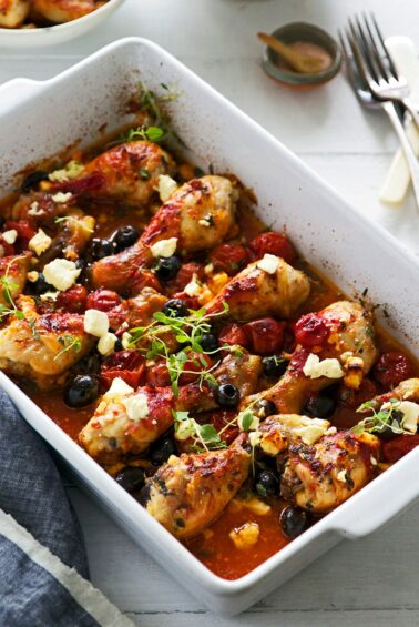 Greek Baked Chicken Drumsticks – Chicken Drumstick Casserole Recipe NZ