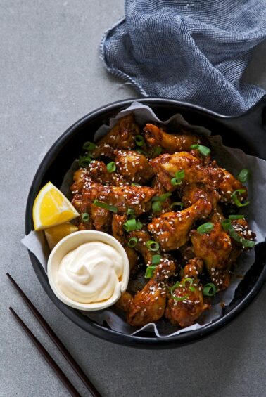 Baked Korean Chicken Nibbles